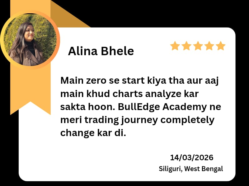 Alina bhele student testimonial BullEdge Academy stock market course review