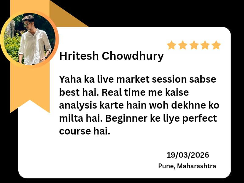 Hritesh Chowdhury testimonial BullEdge Academy live trading session review