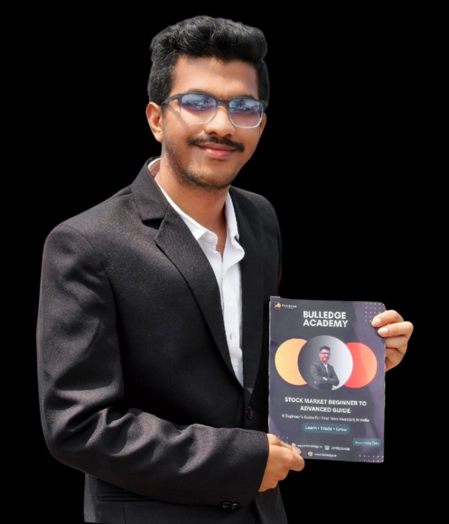 Jyotirmoy Dey stock market expert and mentor with his stock market e-book for beginners and advanced traders